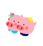 こぶたのプーキー王子とプッティー姫（個別スタンプ：40）