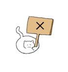 着ぐるみナスくんと白ねこちゃん（個別スタンプ：40）