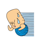 スクエア星人と仲間達（個別スタンプ：5）