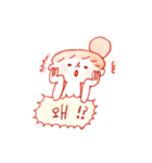 nanako korean Sticker（個別スタンプ：11）