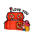 JaiDee and the Heartless Bot (English)（個別スタンプ：8）