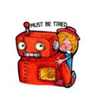 JaiDee and the Heartless Bot (English)（個別スタンプ：9）