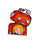 JaiDee and the Heartless Bot (English)（個別スタンプ：12）