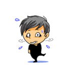 Large head- Boo（個別スタンプ：6）