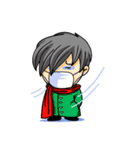 Large head- Boo（個別スタンプ：9）