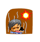 Large head- Boo（個別スタンプ：12）