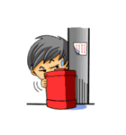 Large head- Boo（個別スタンプ：13）