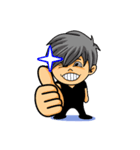 Large head- Boo（個別スタンプ：22）