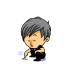 Large head- Boo（個別スタンプ：29）