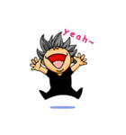 Large head- Boo（個別スタンプ：32）