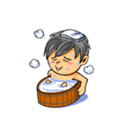 Large head- Boo（個別スタンプ：33）