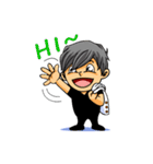 Large head- Boo（個別スタンプ：35）