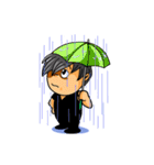 Large head- Boo（個別スタンプ：39）