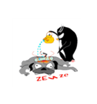やんちゃなペン次郎ファミリー（個別スタンプ：8）
