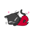 にゃんこすたんぷ・黒猫たんver。（個別スタンプ：20）