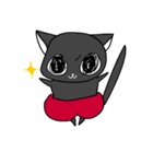 にゃんこすたんぷ・黒猫たんver。（個別スタンプ：21）