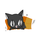 にゃんこすたんぷ・黒猫たんver。（個別スタンプ：34）