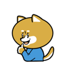 柴犬のキャンパスライフ（個別スタンプ：12）