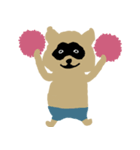 Pompon raccoon（個別スタンプ：3）