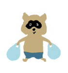 Pompon raccoon（個別スタンプ：13）