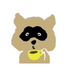 Pompon raccoon（個別スタンプ：22）