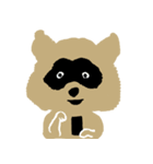 Pompon raccoon（個別スタンプ：40）