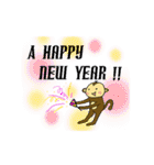 もん太朗のスタンプver.あいさつ。（個別スタンプ：3）