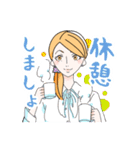 先輩社員の恭子さん（個別スタンプ：9）