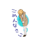先輩社員の恭子さん（個別スタンプ：15）