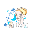 先輩社員の恭子さん（個別スタンプ：22）