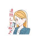 先輩社員の恭子さん（個別スタンプ：26）