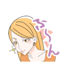 先輩社員の恭子さん（個別スタンプ：35）