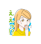 先輩社員の恭子さん（個別スタンプ：36）