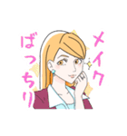 先輩社員の恭子さん（個別スタンプ：37）