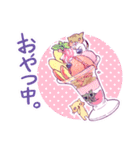 メシ待ちモンタ！！(3ねこスタンプ)（個別スタンプ：37）