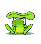 Nazoni 面白い緑のカエル（個別スタンプ：6）
