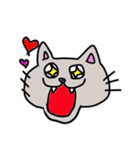 おちょぼねこ（個別スタンプ：16）