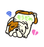 we love bulldog（個別スタンプ：19）