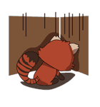 Little Tipsy the Red Panda（個別スタンプ：18）