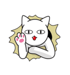 アクロバティックなネコ（個別スタンプ：1）