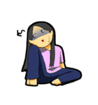 だらけ女子（個別スタンプ：7）