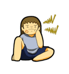 だらけ女子（個別スタンプ：18）