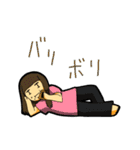 だらけ女子（個別スタンプ：19）