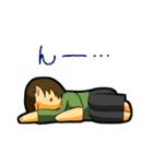 だらけ女子（個別スタンプ：23）