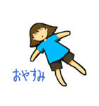 だらけ女子（個別スタンプ：35）
