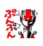 猫耳ライダース レーサー (日本語版)（個別スタンプ：21）