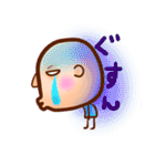顔デカ男（個別スタンプ：17）