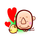 顔デカ男（個別スタンプ：34）