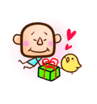 顔デカ男（個別スタンプ：38）