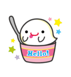 アイスクリームのおばけちゃん（個別スタンプ：1）